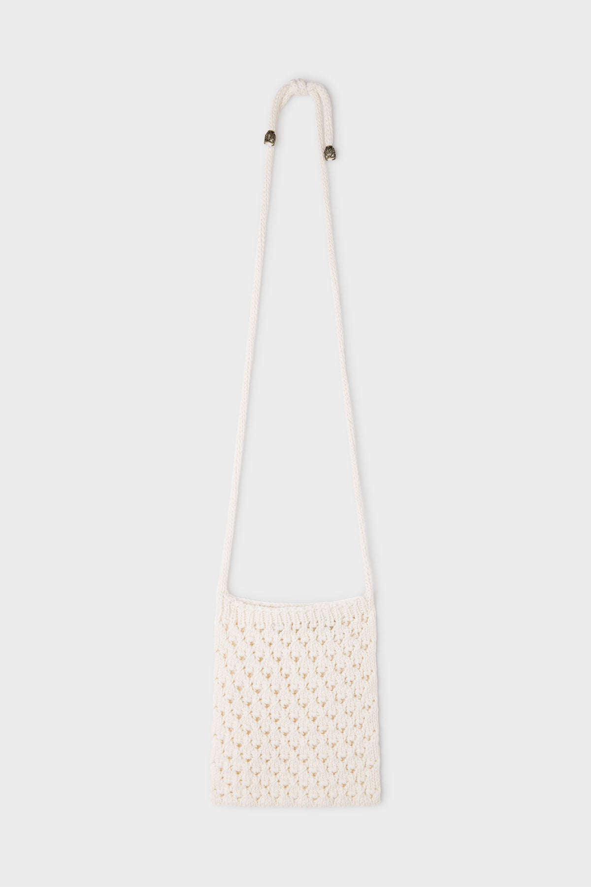 Crochet cross-body bag